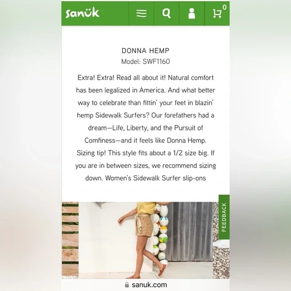 Sanuk Donna Hemp Shoes - Picture 12 of 12